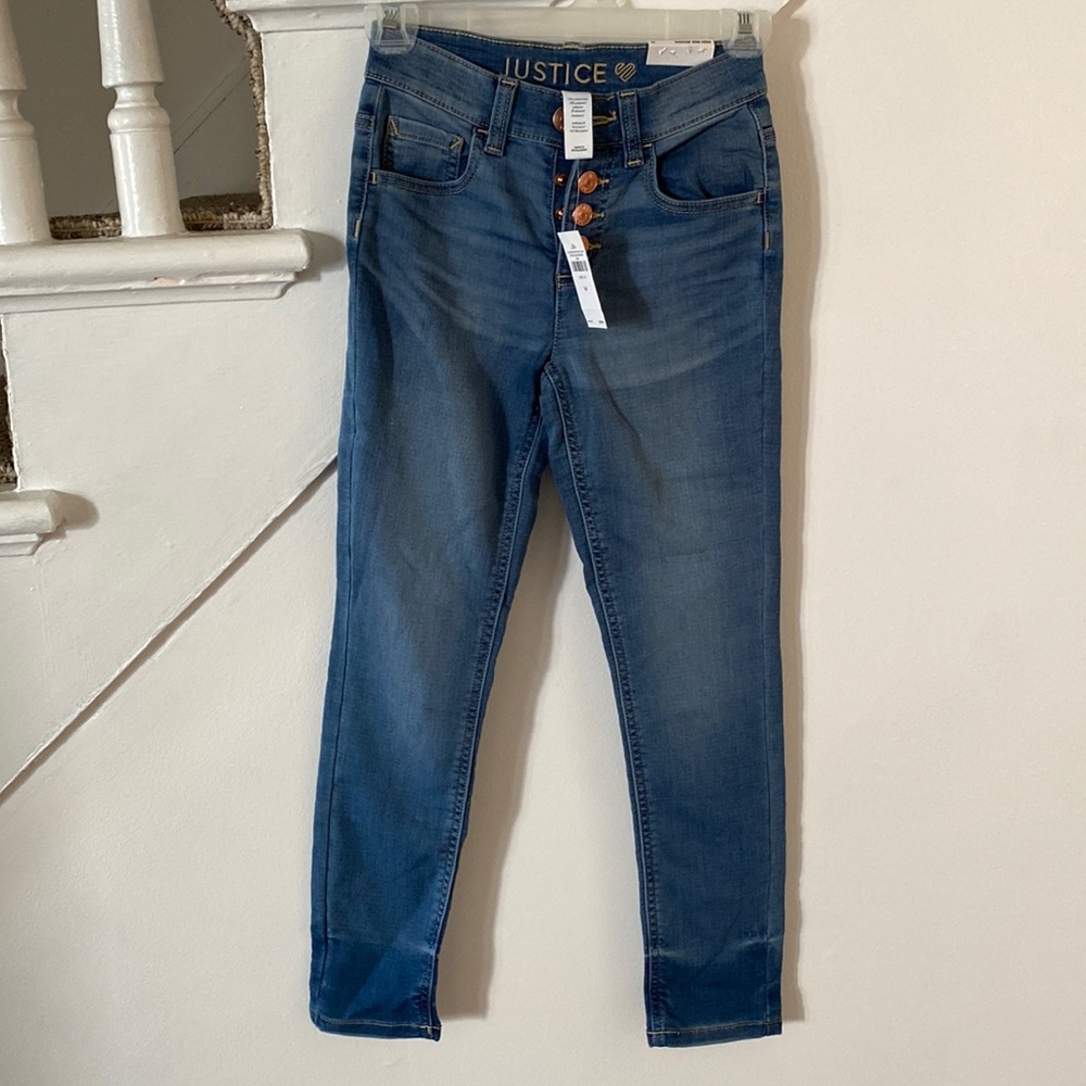Justice high rise jeggings girls size 10 brand new with tags